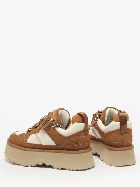 Sneakers Met Platformzool Uit Leder Ugg Bruin women 1171541 ander zicht 2